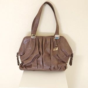 Jessica Simpson brown leather tote